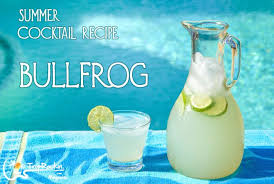 Summer Cocktail Recipe Bullfrog Bullfrog Drink Summer Cocktails Summer Cocktail Recipes