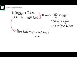 Lalu berapa kilometer 1 tahun cahaya itu? 1 Tahun Berapa Minggu Youtube