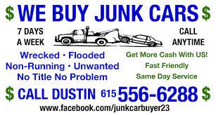 Once you provide us your vehicle information, we will schedule a free pickup and tow away your junk car for cash within 24 hours!! We Buy Junk Cars Home Facebook