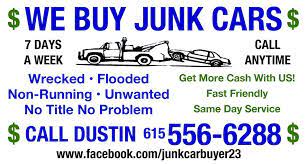 The title can prove that the seller owns the vehicle — without it, businesses risk an illegal transaction of a stolen car. We Buy Junk Cars Home Facebook