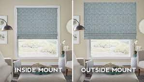 Double hung windows are similar in appearance but both sashes may move up or down within the window frame. What Is The Difference Between Inside And Outside Mount Blinds Blinds Com Outside Mount Blinds Roller Blinds Bedroom Best Blinds