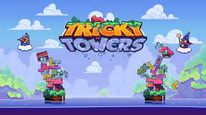 Look for the little cylindrical aquablue glass towers surrounded in palm trees. Tricky Towers Trophy Guide Popcorn And Pixels