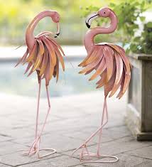 Get free shipping on qualified yard flamingo garden statues or buy online pick up in store today in the outdoors department. Feather Flamingo Metal Yard Sculpture Flamingo Yard Art Yard Sculptures Flamingo Garden