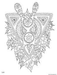 Coloring fairies mythical creatures marvelous mermaid coloring. Mythical Creature With Tribal Pattern Adults Coloring Pages Printable