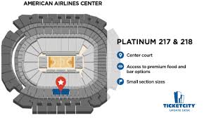 american airlines center seat recommendations the ticketcity update desk