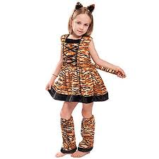 Free shipping on orders over $25 shipped by amazon. Eraspooky Girls Tiger Costume Halloween Cat Costume For Girls Cheerleader Kids Dress Funny Cosplay Party Walmart Canada
