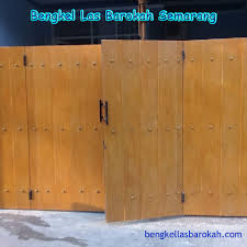 Pintu pagar rumah minimalis geser sliding. Pintu Minimalis Kombinasi Kalsiplang Di Semarang Hanya 375 Ribu Meter