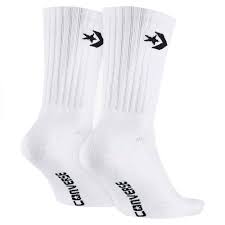 Converse Mens Half Cushion Crew Sports Socks White Uk 6 11 Socks Mens Socks Converse Socks
