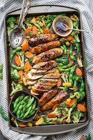 Quick Easy And Healthy Sheet Pan Dinners A Roundup Of 20 Family Friendly And Simple Recipes C Sheet Pan Meals Chicken Sheet Pan Recipes Easy Weeknight Meals