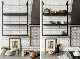 On the other side, it's 12 to be flush with the wall cabinet but tapers to 8 because of the window. A Technical Guide To Open Shelving Magnolia