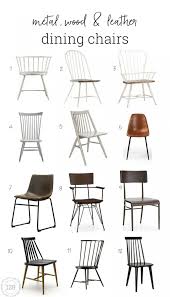 Metal Wood And Leather Dining Chairs For The Modern Farmhouse Leather Dining Chairs Wood Dining Chairs Dining Chairs