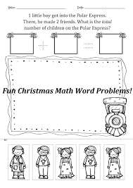 Christmas Math Worksheets And Math Word Problems Kindergarten And First Grade Word Problems Kindergarten Math Word Problems Kindergarten Math Word Problems