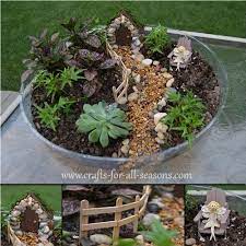 Mar 02, 2021 · this sweet garden is displayed in an old pot, with irish moss as grass and tiny stones for a pathway. Make A Fairy Garden From The Furniture To The Fairies