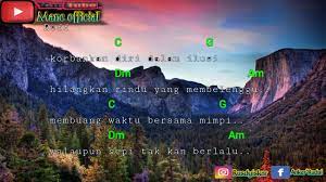 Kunci Gitar Dan Lirik Rembulan Malam Arief Official Youtube