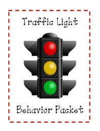 traffic light behavior management packet classroom