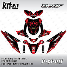 Dekal Stiker Motor Honda Beat Karbu D X1 011 Di Lapak Decal Kita Bukalapak