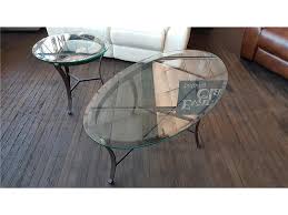 Accent your living room with a coffee, console, sofa or end table. Oval Shaped Coffee Table Glass Top Metal Base 1350mm X 750mm X 430mm Round Lamp Table Glass Top Metal Base 600mm X 530mm Ex Display Home