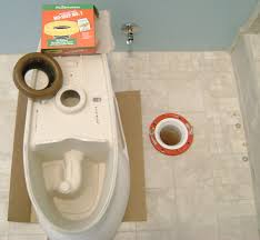 How To Finish A Basement Bathroom Install The Toilet Basement Bathroom Design Toilet Installation Basement Bathroom
