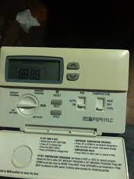 Investment, please read these instructions and acquaint yourself with your purchase. I Have A Lux Psp511lc Thermostat The A C Will Not Come On When I Push The Temperature Control Buttons The Display Says