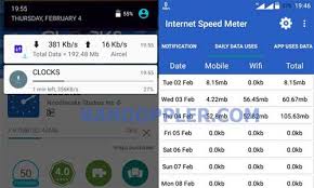 Internet speed meter displays your internet speed in status bar and shows the amount of data used in notification . Internet Speed Meter Lite Pro Mod Apk Download