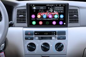 2001 2007 Toyota Corolla Android 8 1 0 Plug And Play Car Audio System Upgrade Car Audio Systems Toyota Corolla Audio System