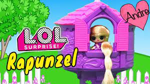 Muñecas y juguetes con andre. Cuento De Rapunzel Con Bebes L O L Surprise Munecas Y Juguetes Con Andre Youtube