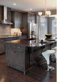Check spelling or type a new query. 25 Ways To Style Grey Kitchen Cabinets Stained Kitchen Cabinets Kitchen Renovation Modern Kitchen