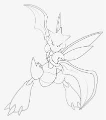 Scyther coloring page from generation i pokemon category. Scyther By Dedhpkmn D5sodmm Scyther Pokemon Hd Png Download Kindpng