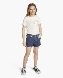 Levi's 501 Original Shorts Big Girls 7-16 - Dark Stonewash 7