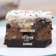 Brownie Bottom Ice Cream Cake Recipe It S Always Autumn Recipe Ice Cream Cake Recipe Brownie Ice Cream Cold Desserts