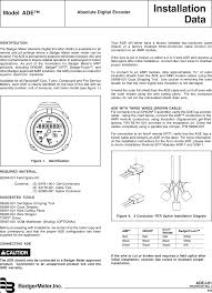 Btouch Badgertouch Or Ade User Manual Ade Installation Data