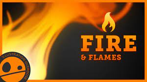 How To Draw Fire And Flames - Easy Step By Step Tutorial - Youtube