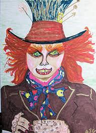The Mad Hatter Drawings for Sale