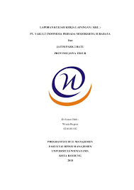 Isteri saya amat berminat menceburi bidang ini. Pdf Fixxxx Cover Laporan Kuliah Kerja Lapangan Winda Regina Academia Edu