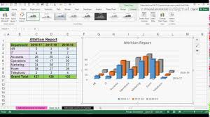 how to create 3d column chart in ms office excel 2016