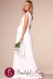 Super chic per una festa elegante è un must have intramontabile. Rosa White Abito Da Sposa Premaman Beautiful Mum