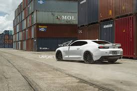 White Chevy Camaro Ss Gets Sharp Look With Custom Velgen Wheels Carid Com Gallery