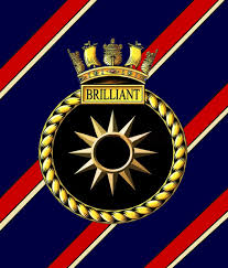 Hms Brilliant Military Insignia Royal Navy Badge