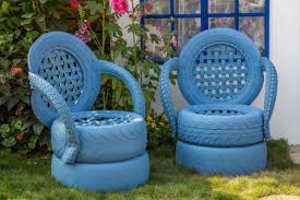 La Deco Jardin Recup En 41 Photos Inspirantes Archzine Fr Objet Recycle Idee Deco Veranda Pneus Usages