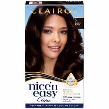 1 why blonde hair turns green when browned. Clairol Nice N Easy Brown Black 3 Permanent Hair Dye Wilko