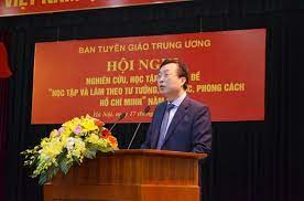 Theo quyết định, ủy viên trung ương đảng phạm tất thắng thôi giữ chức phó chủ nhiệm ủy ban văn hóa, giáo dục, thanh niên, thiếu niên và nhi đồng của quốc hội khóa xiv để được bổ. Há»c Táº­p Chuyen Ä'á» Há»c Va Lam Theo Bac NÄƒm 2020
