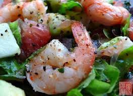 Salade Crevettes Pamplemousse Avocat Pomme Grany Salade Crevette Pamplemousse Salade De Crevettes Recettes De Cuisine