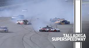 But after looking at the nascar races at talladega this weekend, it doesn't have to. The Big One Ends The Day For Several Playoff Contenders Nascar