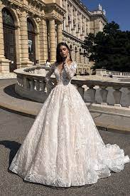 Wedding Dresses Gwen Collection Luxurious Spirit Silhouette A Line Color Cappuccino Ivory Neckline Swe Wedding Dresses Uk Wedding Dress Catalog Wedding Dresses