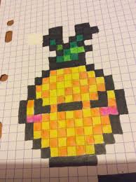Pixel Art Ananas