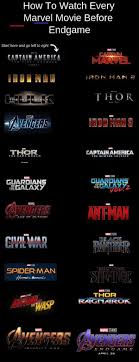 How To Watch Every Marvel Movie Before Endgame How To Watch Every Marvel Movie Before Endgame Br How To Watc In 2020 Marvel Movies In Order Marvel Movies Marvel Memes