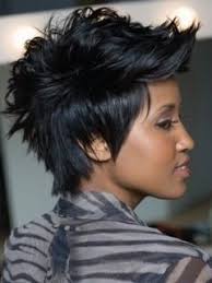 Black girls are precocious with pretty thick and frizzy hair. Inspirationalhair Short Hair Mohawk Mohawk Hairstyles For Women Short Hair Styles