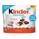 Kinder Chocolate Mini, Milk Chocolate Bars, Individually Wrapped ...
