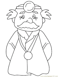 Free printable lady doctor coloring page for kids to download, doctor coloring pages Doctor Coloring Pages Coloring Home