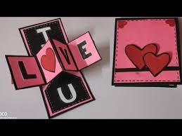 All you need is construction paper, scissors, marker and glue. How To Make Card For Boy Friend Handmade Card For Boyfriend Diy Birthday Greet Love Cards Handmade Happy Birthday Cards Printable Handmade Cards For Boyfriend